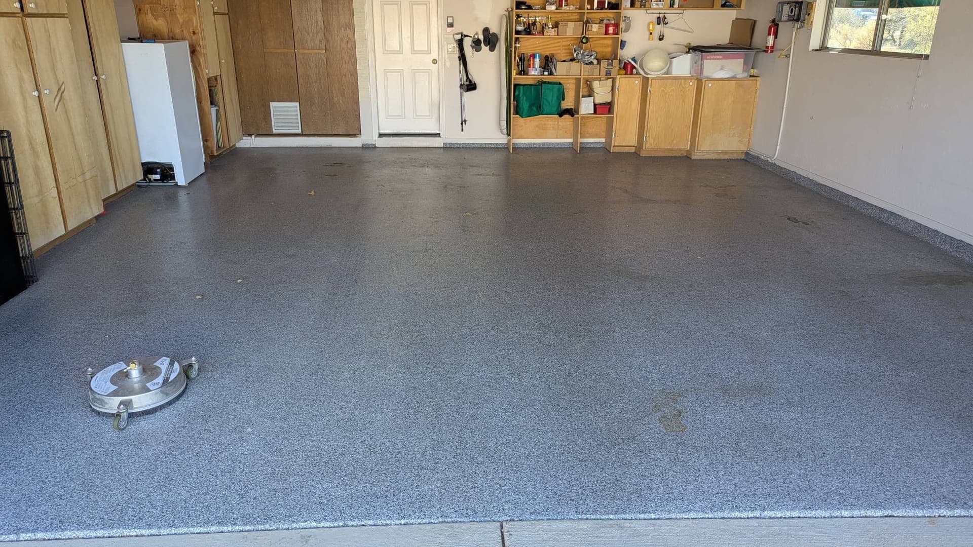 Garage Floor Pressure Cleaning